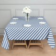 thumbnail image 6 of Christmas Square Tablecloth 52x52 Inch – Waterproof Polyester Printed Table Cover, Wrinkle Resistant & Washable for Kitchen Dining Picnic Party Decor, Single-v4-15, White, 6 of 6