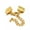 Gold, variant on 10 PCS DIY Jewelry Accessories Lobster Buckle Extension Chain Tail Clip Buckle -Ancient Bronze-20mm x 10PCS