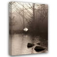 thumbnail image 1 of Heather Ross 13x18 Gallery Wrapped Canvas Wall Art Titled - Silvered Morning Pond, 1 of 4