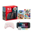 thumbnail image 1 of Nintendo Switch 2 Mario Kart World Bundle 256GB 7.9-Inch 1080P Screen, Joy-Con 2 with Mouse Sensor, Dock, with Super Mario Party And Mytrix Wireless Pro Controller & Accessories, 1 of 5