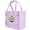 Cyan-S, variant on 11" Small Capacity Women's EVA Beach Bag with Decorative Accessories, Waterproof Shopping Tote Bag