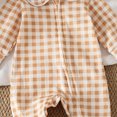thumbnail image 5 of CAUYDY 3 6 9 Months 1T 2T Newborn Boy Picture Outfit Baby Sleepers Preemie Clothes Long Sleeve Bodysuit Fall Winter Infant Boys Comfy Pajamas Romper Khaki for Sizes 0-3 Months, 5 of 5