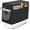 black, variant on Sewing Machine Cover, Protective Cover with Storage Pocket and Side Handles, Sewing Machine Cover Dust Cover for Most Standard Sewing Machine etc, Printed Sewing Patterns(Grey)