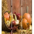 thumbnail image 3 of 3 Panel Foldable Canvas Screen with Vegetable Still Print in Multicolor, 3 of 5