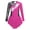 Hot Pink, variant on TiaoBug Kids Girls Long Sleeves Ballet Dance Gymnastic Leotard Sequins Skating Dress Lavender 8