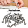 thumbnail image 4 of 30pcs M10 Allen Socket Screws 10mm A2 Stainless Steel Countersunk Hex Bolts for Industry FastenersM10x80, 4 of 4