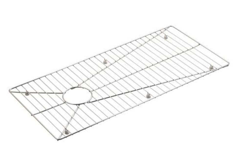 Bottom Skin Rack Kohler K-6137 8 Degree Bottom Sink Rack - Stainless Steel - Walmart.com