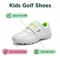 thumbnail image 2 of Waterproof Golf Shoes for Kids Children Boys Girls Spikeless with Hook and Loop Strap, 2 of 5