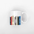 thumbnail image 1 of Taza de CERAMICA BLANCA con Diseño de Libros Juana Gallo para decoración, 1 of 4