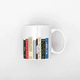 thumbnail image 1 of Taza de CERAMICA BLANCA con Diseño de Libros Juana Gallo para decoración, 1 of 4