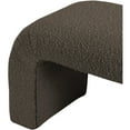 thumbnail image 4 of Meridian Furniture Niagara Brown Boucle Fabric Bench, 4 of 7