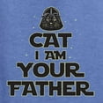 thumbnail image 2 of Cat I Am Your Father Cat Lover Men's Graphic T-Shirt, Vintage Heather Blue, 4X-Large, 2 of 5
