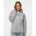 thumbnail image 5 of J. America Women's Epic Sherpa Quarter-Zip Pullover, 5 of 5