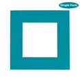 thumbnail image 2 of Teal Acid Free 12x12 Picture Frame Mats with White Core Bevel Cut for 8x8 Pictures - Fits 12x12, 2 of 3