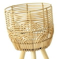 thumbnail image 3 of Almencla Plant Basket with Legs Display Rattan Basket for Restaurant Apartment Office M, 3 of 8