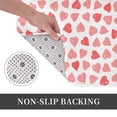 thumbnail image 6 of Pofeuu Pink Hearts1 Print Flannel Doormats Rug16"x24"Rug Washable Doormats Indoor Outdoor Rugs for Layered Front Door Mats, Porch, Kitchen, Entryway, 6 of 7