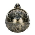 thumbnail image 1 of SHENMO Retro Windproof Ashtray with Lid Zinc Alloy Elephant Styling Embossed Deocration for Home Hotel Office, 1 of 16