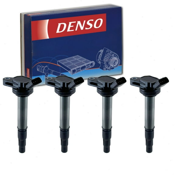 4 pc DENSO Direct Ignition Coils compatible with Toyota Prius Plug-In 1.8L L4 2012-2015