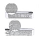 thumbnail image 3 of Clinómetro de aluminio profesional compacto portátil 2024 para altímetro preciso para medir alturas ángulos abiertos plata-, 3 of 4