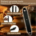 thumbnail image 5 of ZYQWEM Multifunctional Pottery Trimming Tool Double Ended Clay Carving Tool Pottery Shaping Tool For Ceramic Clay Sculpting, 5 of 6