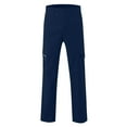 thumbnail image 4 of ADSSDQ Men's Elastic Waist Cargo Pants,Casual Loose Fit Lightweight Workwear Pull On Pants Athletic Hiking Joggers with Multi-Pockets Navy XL, 4 of 4