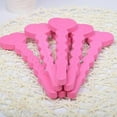 thumbnail image 4 of Unique Heart-shaped Key Design Sponge Hair Curlers Hairdressing Roller Pink, 4 of 6