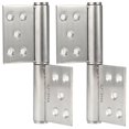 thumbnail image 4 of Stainless Steel Flag Hinge Set - Detachable Door Hinge for Household Furniture Hardware Accessories, 4 of 5