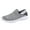 Grey, variant on Men's Running Shoes Casual Slip on Walking Tennis Sneakers Breathable Mesh Sport Mules Blue 9.5