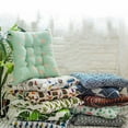 thumbnail image 2 of Decodeary Soft And Comfortable Chair Cushion Pad For Any Chair Cloth Square Chair Cushion Seat Cushion Pad Chair Pad Breathable Geometric Elegance 1Set, 2 of 6