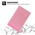 thumbnail image 6 of Galaxy Tab A 10.1 2019 Case, Dteck Glitter Sparkle PU Leather Folio Case Multi-angle Viewing Stand Protective Cover with Card Slots for Samsung Galaxy Tab A 10.1 2019 Model sm-T510 T515, Pink, 6 of 6