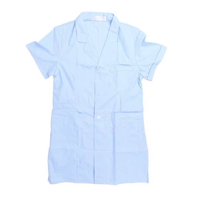 Bata de médico de media manga, bata de médico para mujer, bata de médico con muescas para mujer, bata de dentista para mujer, multifuncional