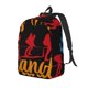 thumbnail image 1 of Disketp Not All Who Wander Are Lost Hiking print Canvas Backpack Lightweight Travel Daypack Student Rucksack Laptop Backpack-Medium, 1 of 5