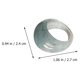 thumbnail image 3 of Anillo de resina simple para dedo, 9 unidades, moderno, transparente, novedoso, para decorar los dedos., 3 of 3