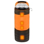 Camping Heated Sleeping Bag with Storage Sack Outdoor Winter Warm Sleeping Bag for Camping Hiking Traveling