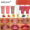 thumbnail image 2 of Julystar Fruity Juice Lip Gloss Oil, Hydrating Smoothing Lip Treatment, Creates Plump Glossy Mirror Shine, Long-Lasting Dewy Moist Lip Tint for Everyday Makeup, 2 of 10