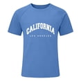 thumbnail image 3 of T-shirt Athlétique à Manches Raglan, Col Rond, Manches Courtes, avec Oiseau Respirant pour le Sport Quotidien et les Tenues Décontractées, 3 of 3