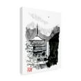 thumbnail image 2 of Canvas Wall Art - Pechane 'Pagoda And Fall' Wall Art for Living Room, Bedroom, or Office Décor by Trademark Fine Art - 18 x 24 Inches, 2 of 4