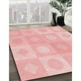 thumbnail image 3 of Ahgly Company Machine Washable Indoor Rectangle Transitional Pastel Red Pink Area Rugs, 2' x 5', 3 of 7