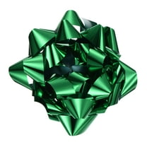 Uxcell 10 Inch Large Gift Bow Metallic Christmas Bows Dark Green for Gift Wrapping