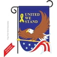 thumbnail image 2 of United We Stand Garden Flag Indoor/outdoor 13.5" X 18", 2 of 2