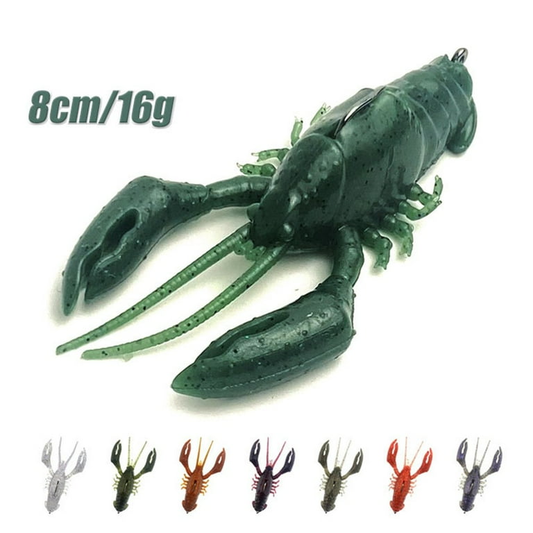 Artificial Lobster Bait for Ponds Crayfish Soft Lure Soft Plastic Lure Shrimp Fish Tackle Plastic Present Submersed 3# - Walmart.com Artificial Lobster Bait for Ponds Crayfish Soft Lure Soft Plastic Lure Shrimp Fish Tackle Plastic Present Submersed 3# - Walmart.com
