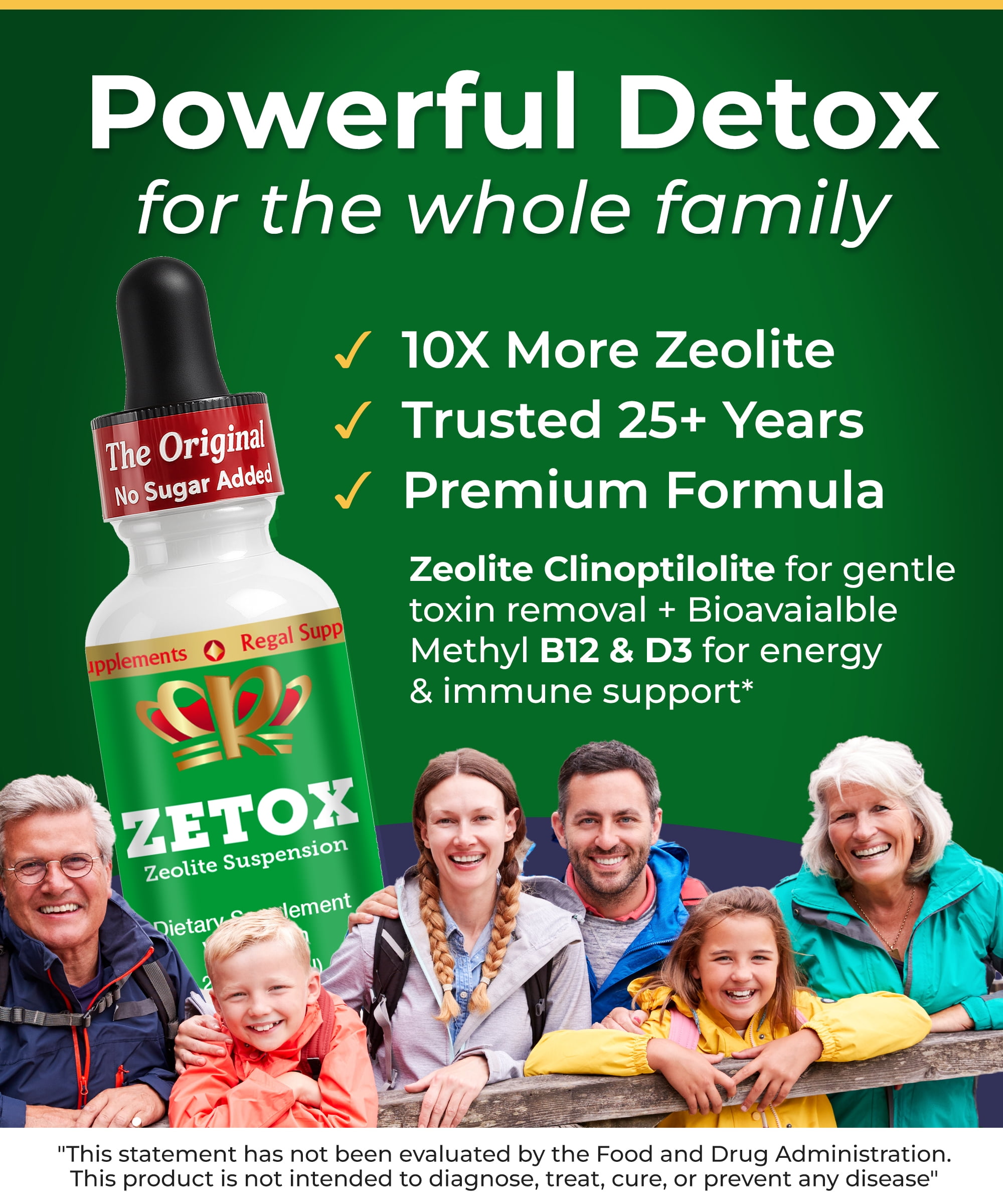 Zeo Health Zeolite Detox Cleanse for Kids and Adults, Raspberry