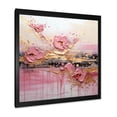 thumbnail image 2 of Designart "Modern Liquid Shapes in Gold and Pink II" Abstract Framed Wall Art Decor - Modern Gold Abstract Modern Shapes Hallway Framed Wall Art Decor, 2 of 6