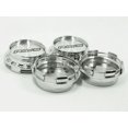 thumbnail image 2 of 4x67mm Rays Silver Chrome Emblems Badges Wheel Center Hub Caps Rim Caps, 2 of 3