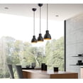 thumbnail image 2 of Maxim 11020BKGLD 7 in. Cora 1-Light Pendant Ceiling Light, Black & Gold, 2 of 2