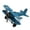 Blue M, variant on Leaveforme Vintage Iron Art Classic Fighter Aircraft Model Airplane Desktop Ornament Decor