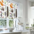 thumbnail image 2 of LALILO Kitchen Curtains and Valances Set of 3 36" Forest Window Treatment Tiers for Window Decor, 2 of 5