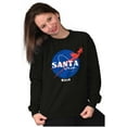 thumbnail image 4 of NASA Santa Claus Christmas Sleigh Sweatshirt for Men or Women Brisco Brands S, 4 of 6