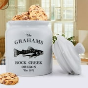 Personalized Cabin Series Cookie Jar