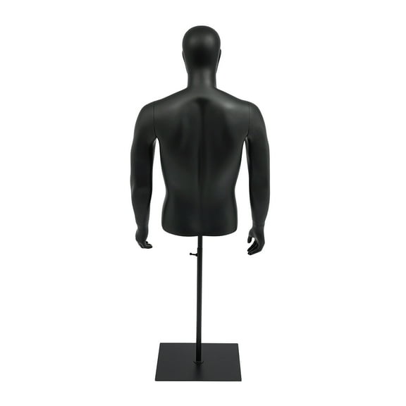 Miumaeov Male Dress Form Display Metal Stand Dress Form Adjustable Height Clothing Form